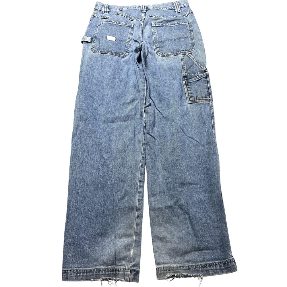 Old Navy Painters Jeans Mens 32x34‎ Light Wash Relaxed Wide Leg Denim Workwear